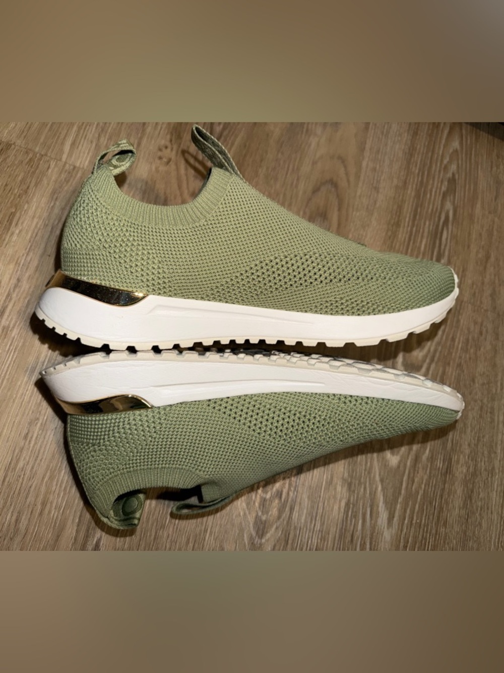 🆕 MICHAEL KORS Bodie Knit Slip-On Sneakers Sz 8.5 - Picture 6 of 9